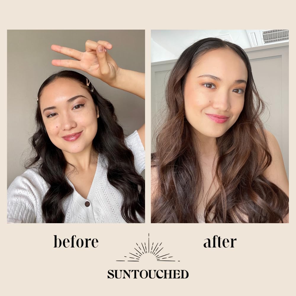 Suntouched Sun Hair Lightener for Dark Hair – Citrus & Chamomile Spray (Vegan, Cruelty-Free)