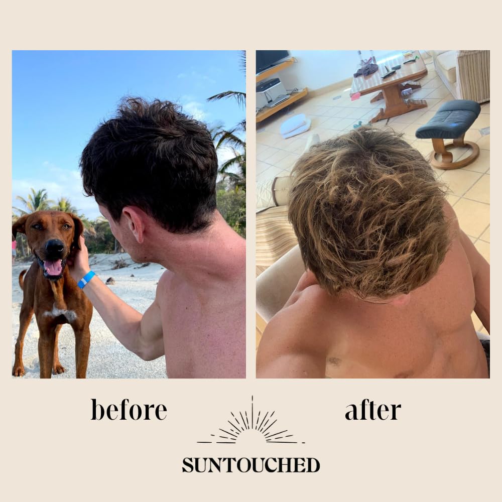 Suntouched Sun Hair Lightener for Dark Hair – Citrus & Chamomile Spray (Vegan, Cruelty-Free)