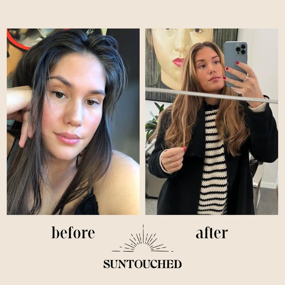 Suntouched Sun Hair Lightener for Dark Hair – Citrus & Chamomile Spray (Vegan, Cruelty-Free)