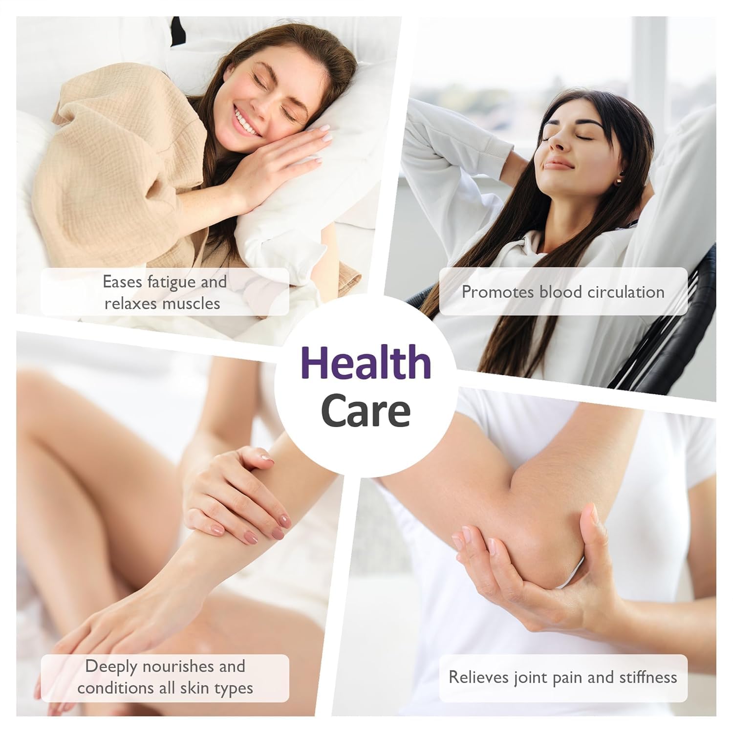 SUNVIVI Paraffin Wax Machine for Hands & Feet - 4000ml Large Capacity, Auto Keep-Warm, 8 Refills