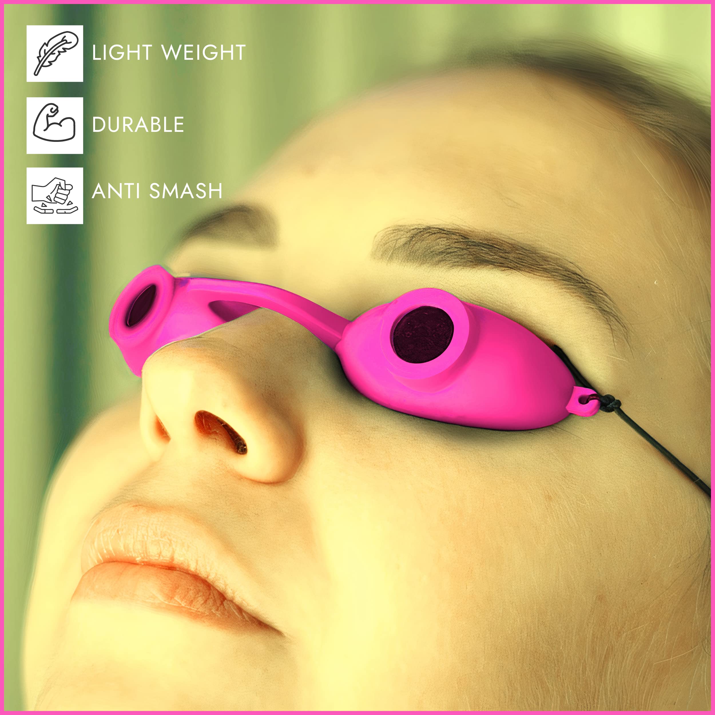 Super Sunnies EVO FLEX Tanning Bed Goggles – Red Light Eye Protection, FDA Compliant