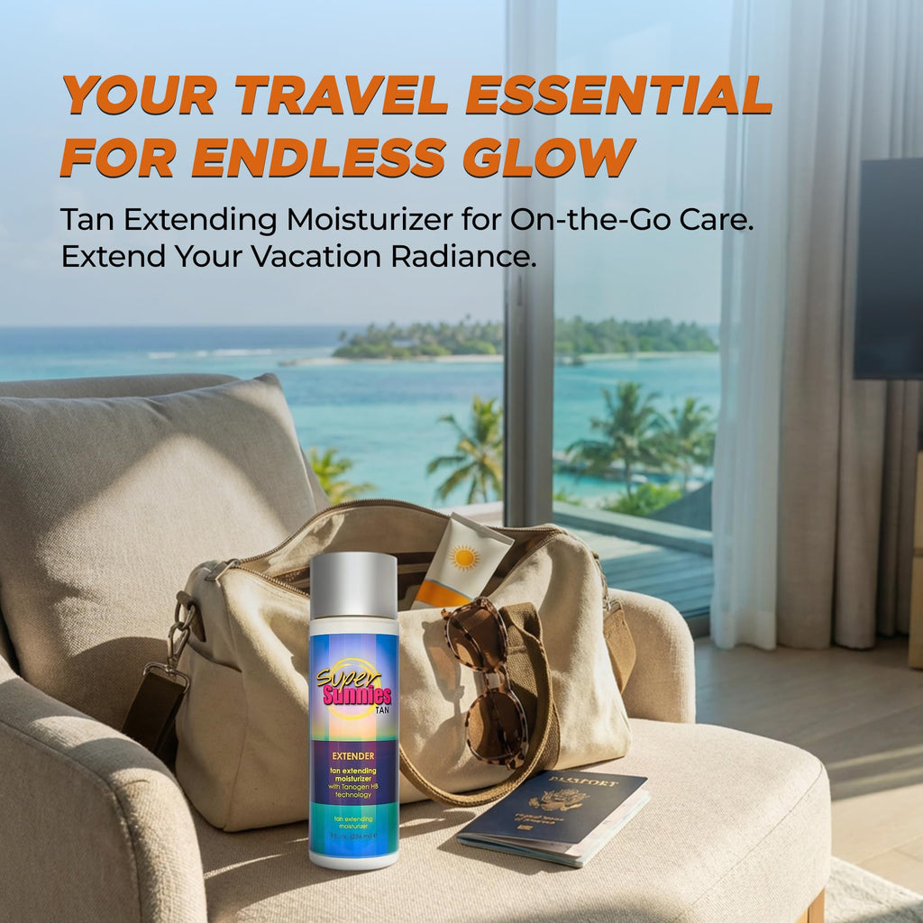 Super Sunnies Tan Extender Moisturizer Lotion - Indoor & Sunless Tanning, 8 oz