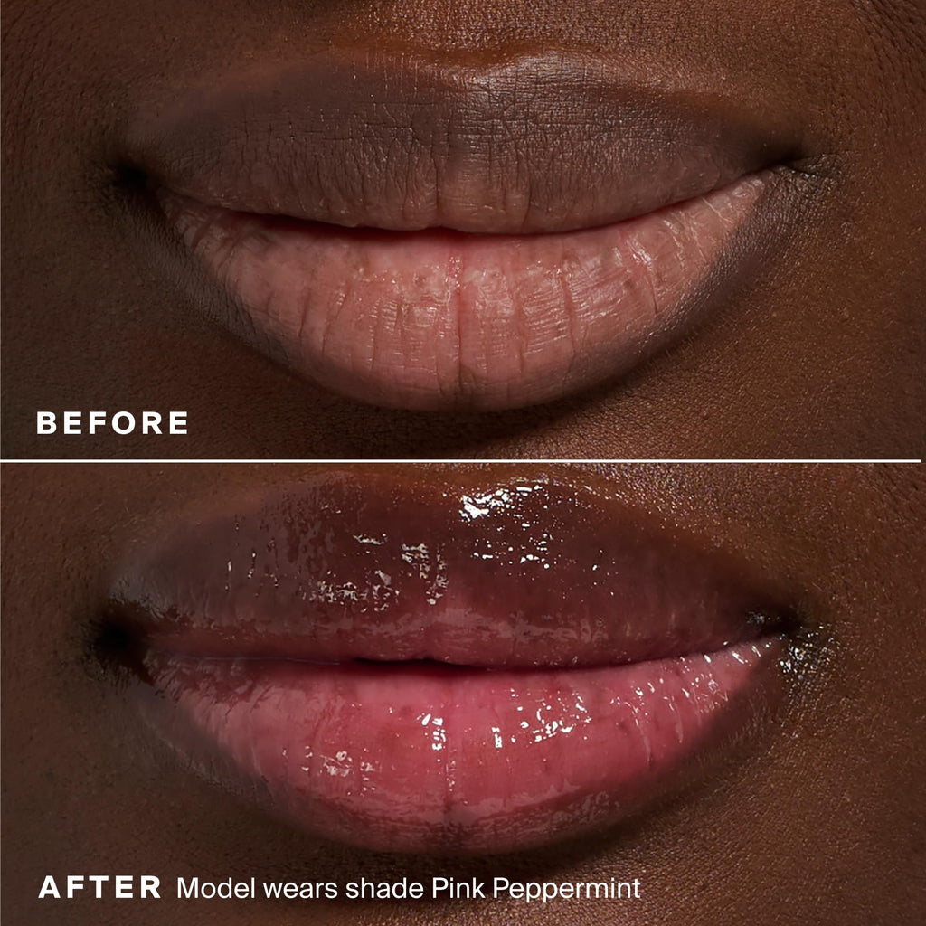 Supergoop! Glow Gloss SPF 40 Lip Balm – Pink Peppermint, High-Shine Non-Sticky Finish, 2 Pack