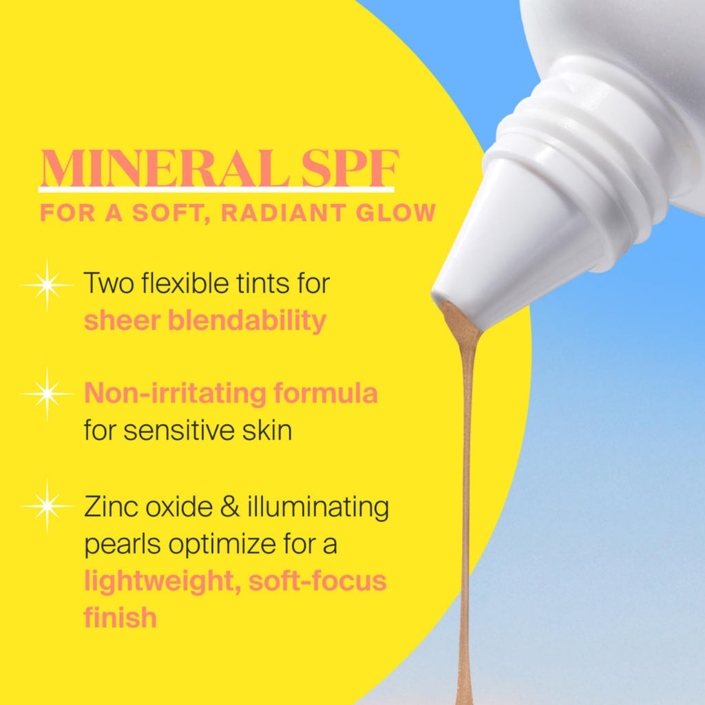 Supergoop! Glowscreen Soft-Radiance Drops SPF 40 – Golden Hour