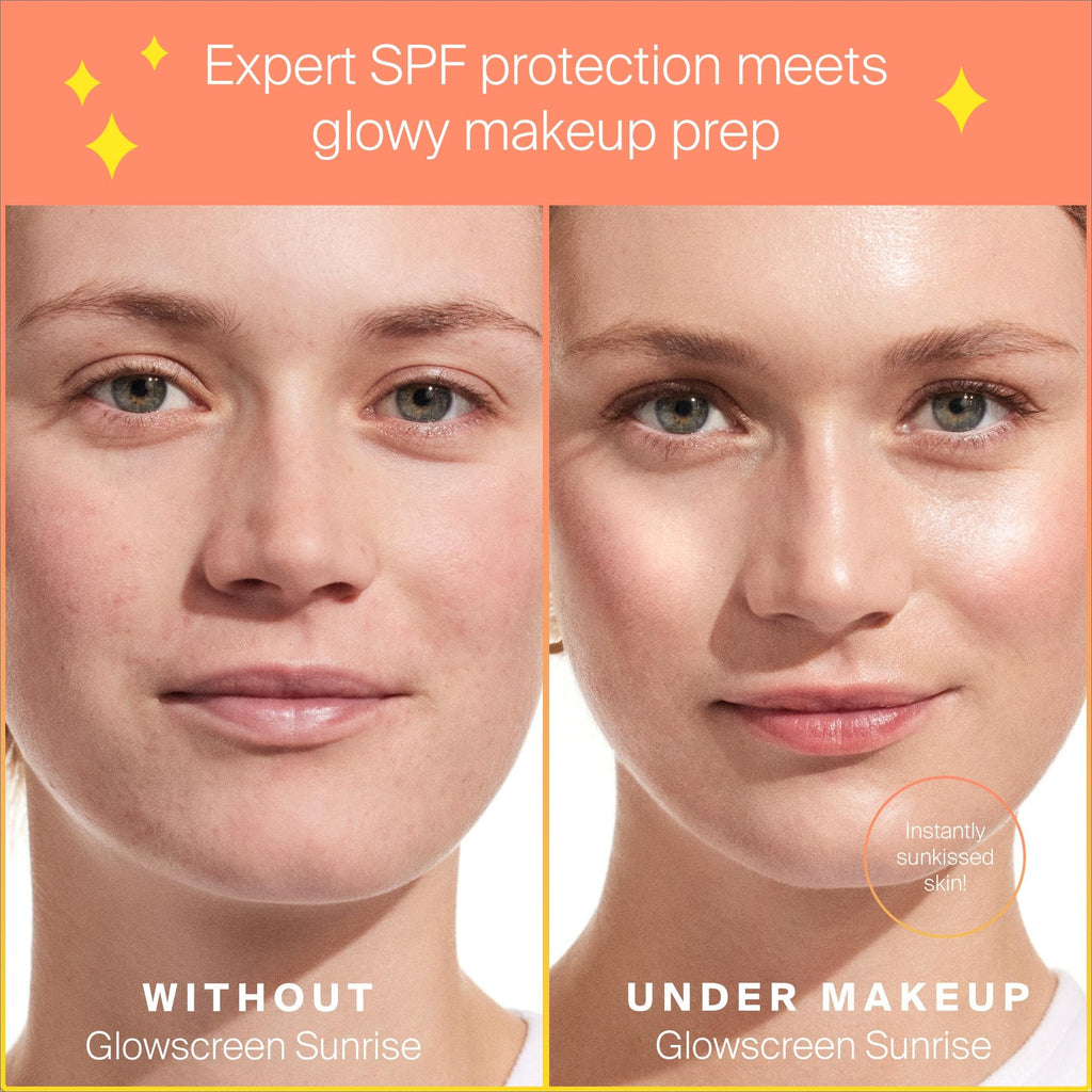 Supergoop! Glowscreen SPF 40 Sunrise – Champagne Glow (2 Pack) | Glowy Primer & Tinted Sunscreen