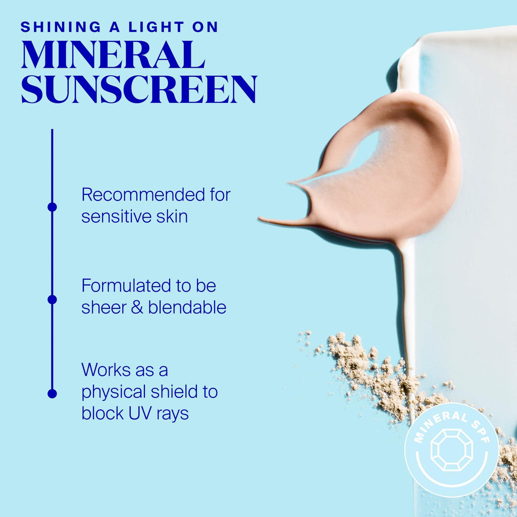 Supergoop! Mineral Sheerscreen SPF 30 PA+++ - Pack of 2 | Mineral Sunscreen + Primer | Satin Finish | Blue Light Filtering