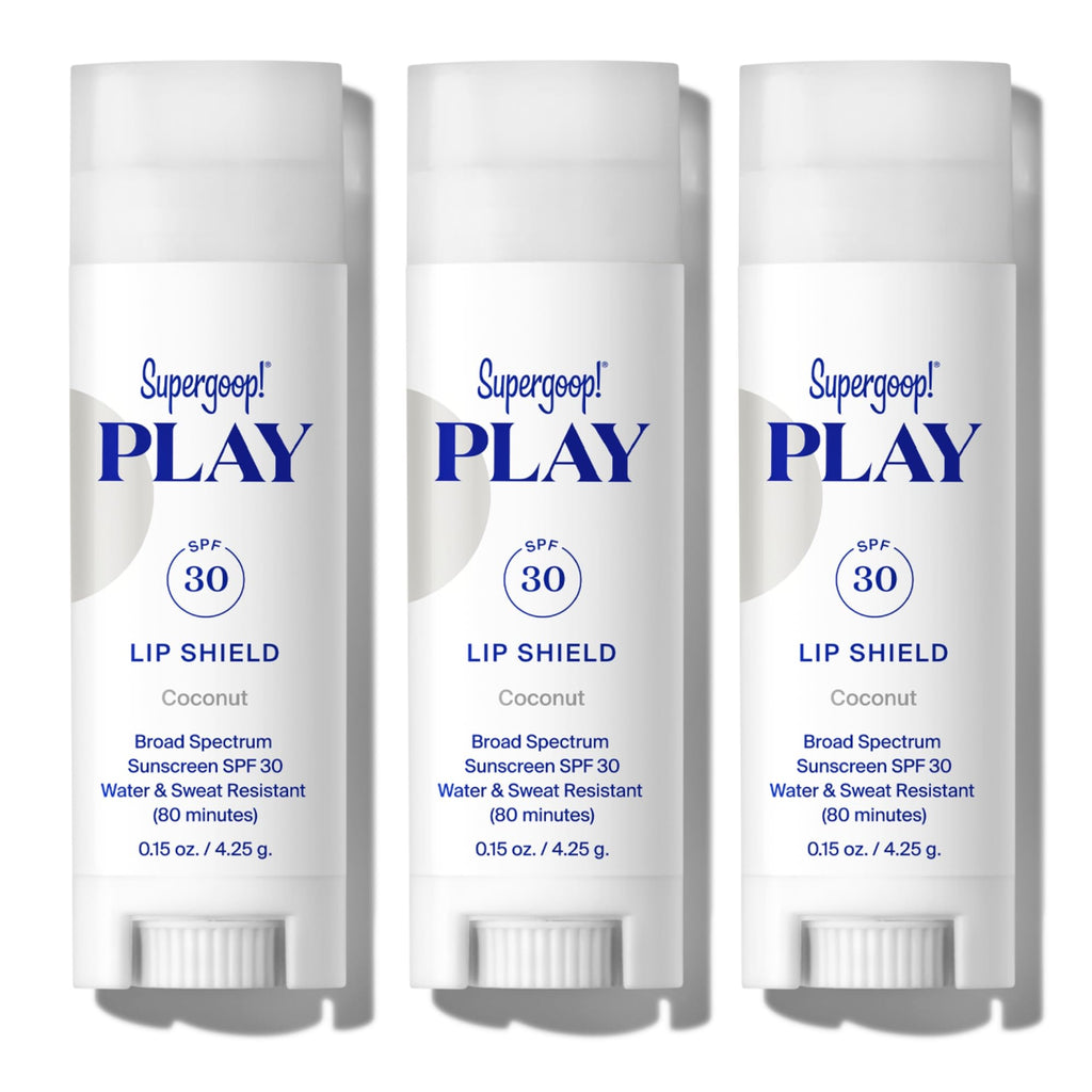 Supergoop! PLAY Lip Shield SPF 30 – 3 Pack | Hydrating SPF Lip Balm