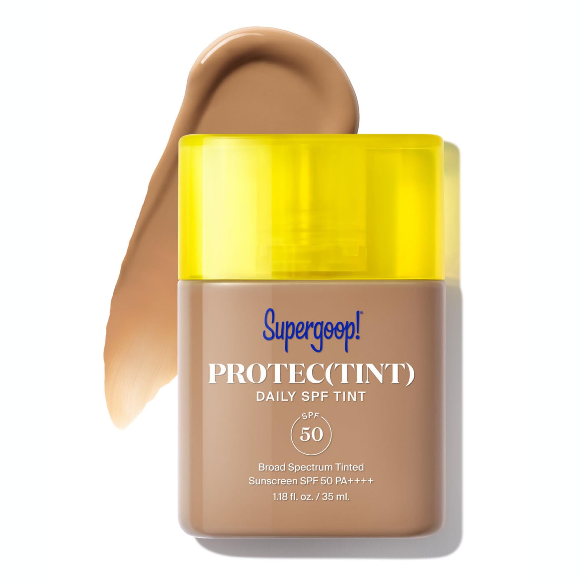 Supergoop! Protec(tint) SPF50 Daily Skin Tint – Light 32N | Buildable Coverage, Natural Finish