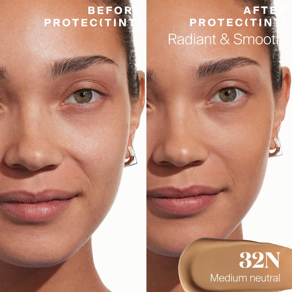 Supergoop! Protec(tint) SPF50 Daily Skin Tint – Light 32N | Buildable Coverage, Natural Finish