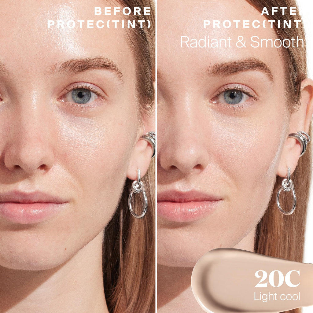 Supergoop! Protec(tint) Daily Skin Tint SPF 50 - Light (20C), Buildable Coverage, Natural Finish