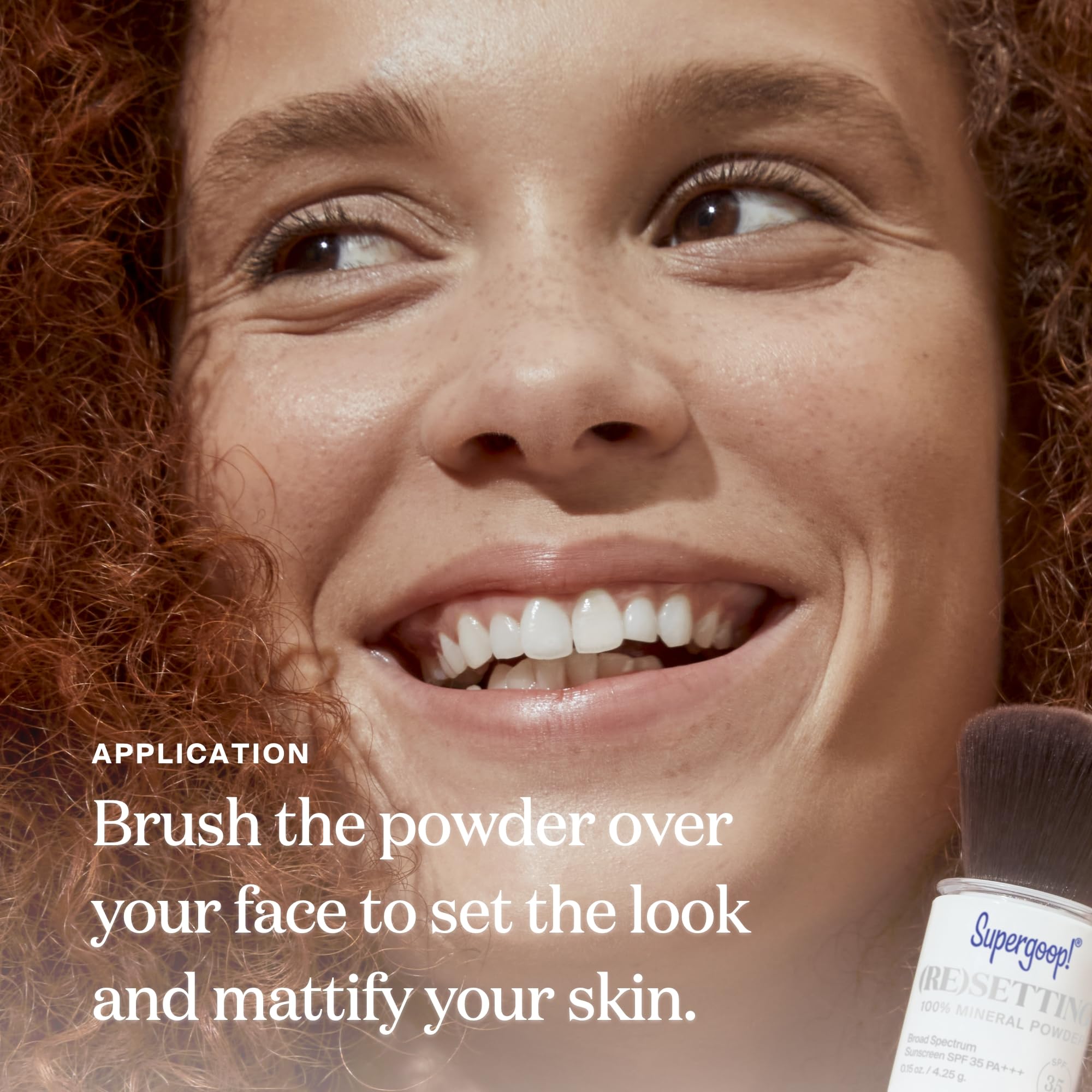 Supergoop! (Re)setting Mineral Powder Deep — SPF 35 PA+++, Ceramides & Coated Silica Spheres