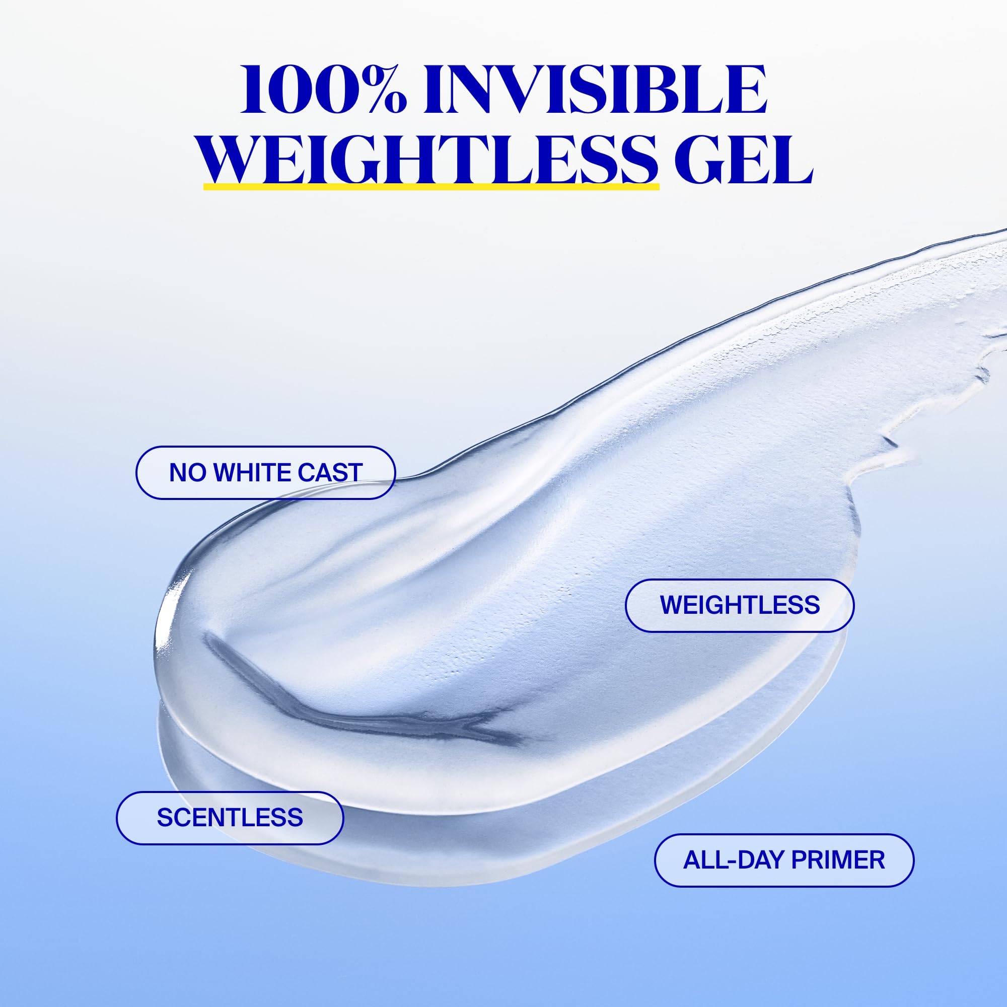 Supergoop! Unseen Sunscreen SPF 50 – Clear, Weightless Face Sunscreen & Makeup Primer | 2-Pack