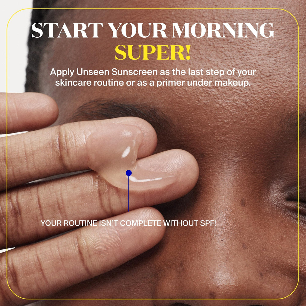 Supergoop! Unseen Sunscreen SPF 50 – Clear, Weightless Face Sunscreen & Makeup Primer | 2-Pack