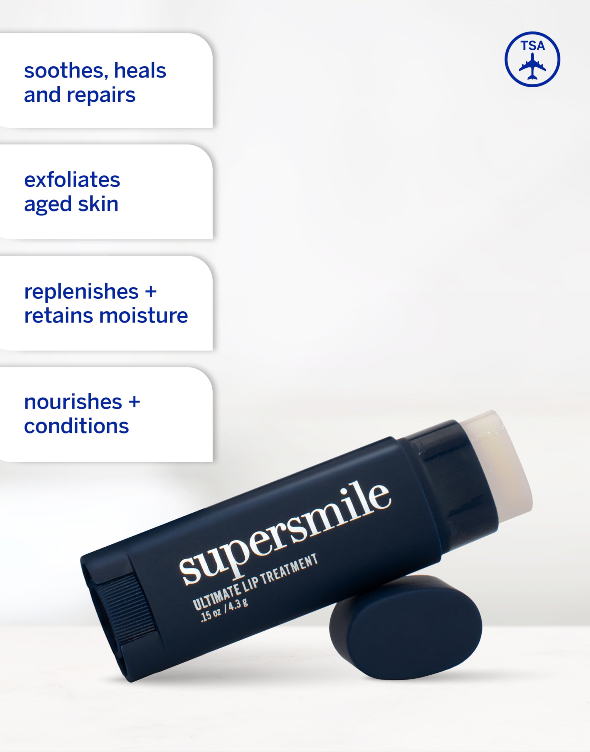Supersmile Ultimate Lip Treatment — Hydrating Lip Balm with Collagen & Shea (2-pack)