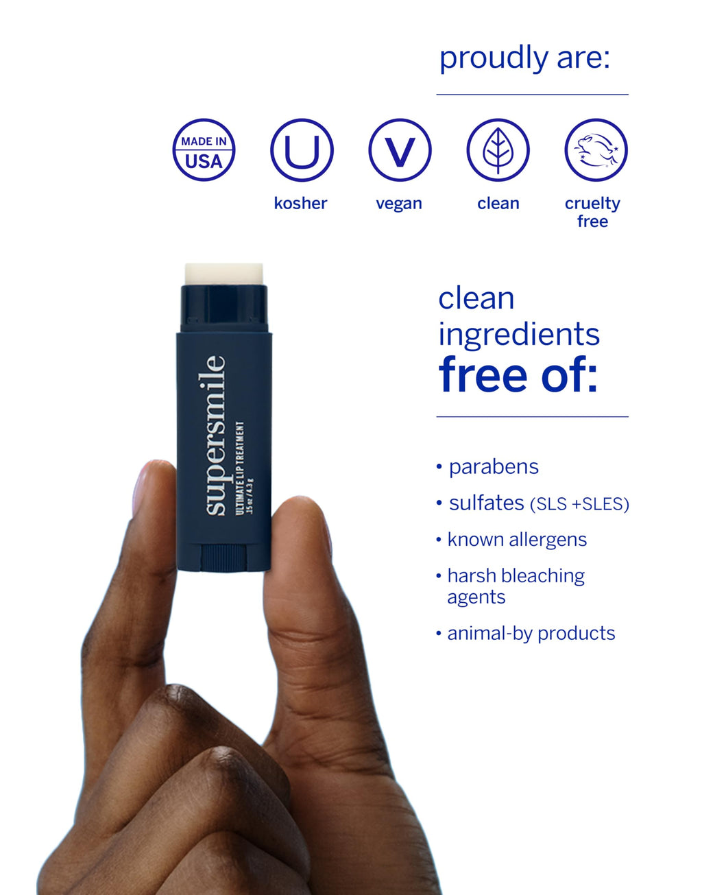 Supersmile Ultimate Lip Treatment — Hydrating Lip Balm with Collagen & Shea (2-pack)
