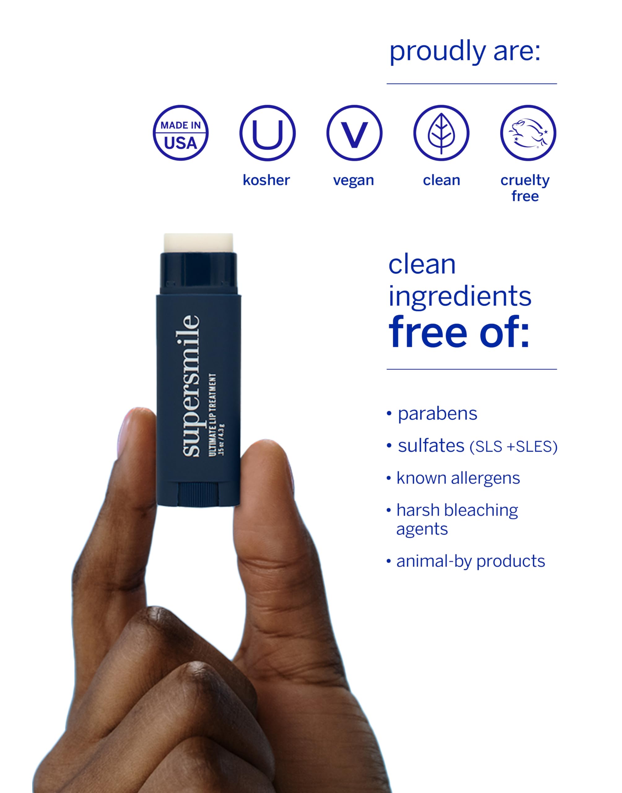 Supersmile Ultimate Lip Treatment — Hydrating Lip Balm with Collagen & Shea (2-pack)