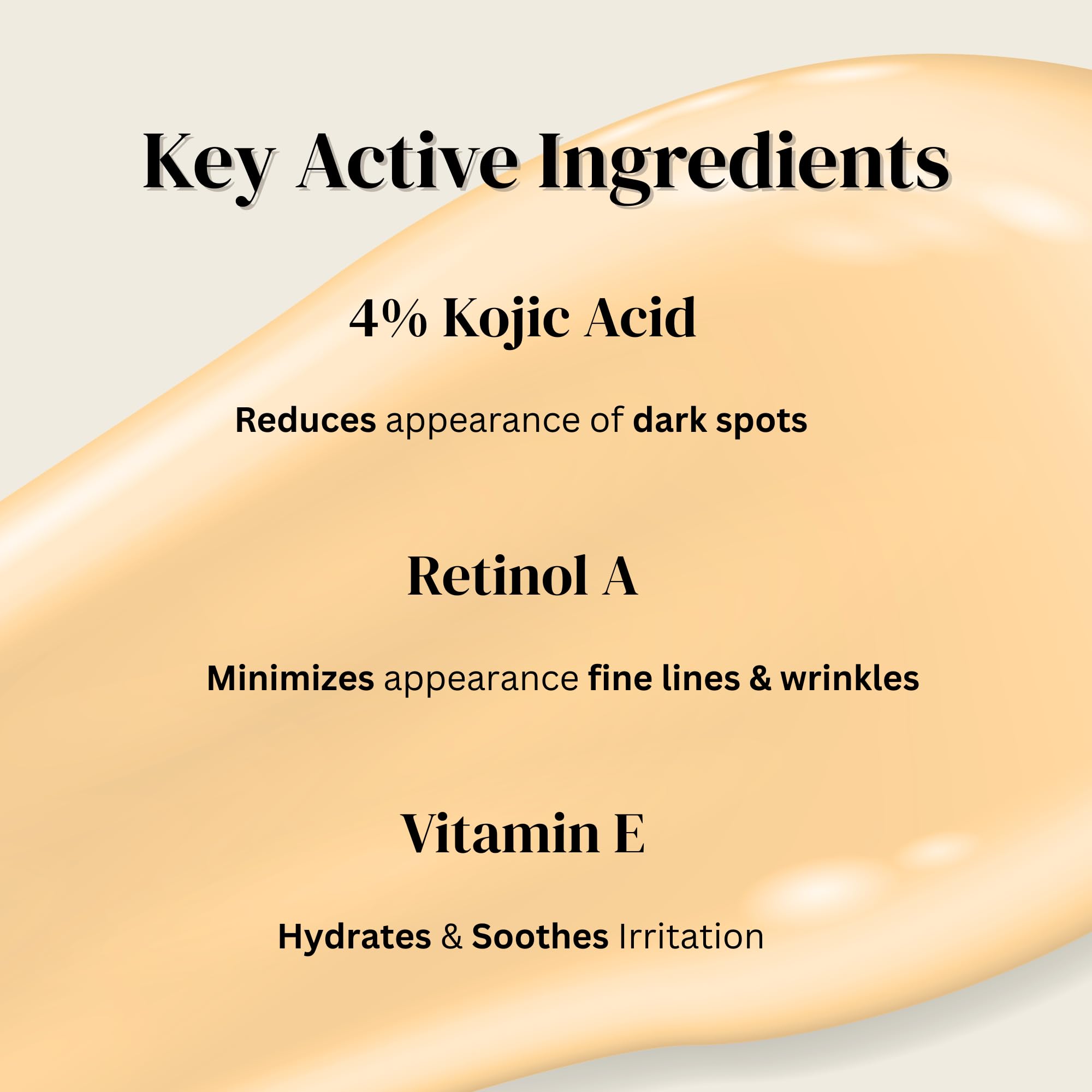 Supplement Spot Kojic Acid Cream – Dark Spots, Retinol A & Vitamin E