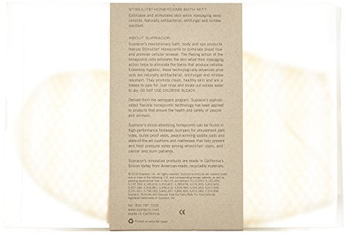 Supracor Stimulite Bath Mitt Unisex Gold White