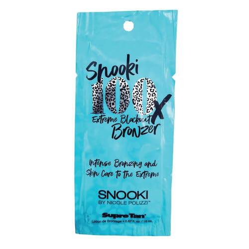 Supre Snooki 100x Extreme Blackout Bronzer 12oz – MegaDark Instant Color & Tattoo Shield