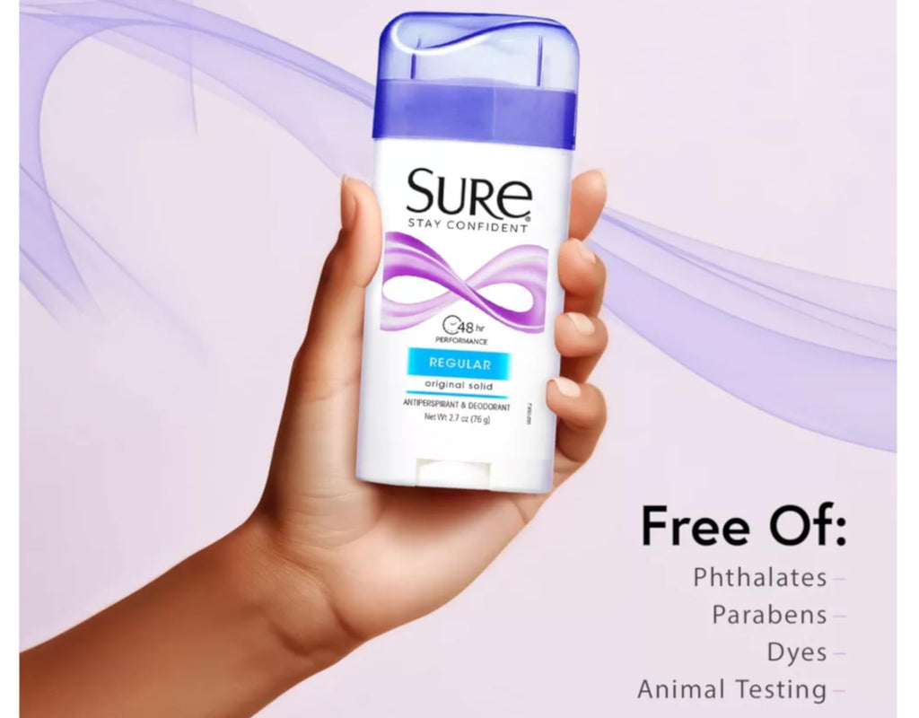 Sure Original Solid Anti-Perspirant & Deodorant — 2.7 oz Pack of 10