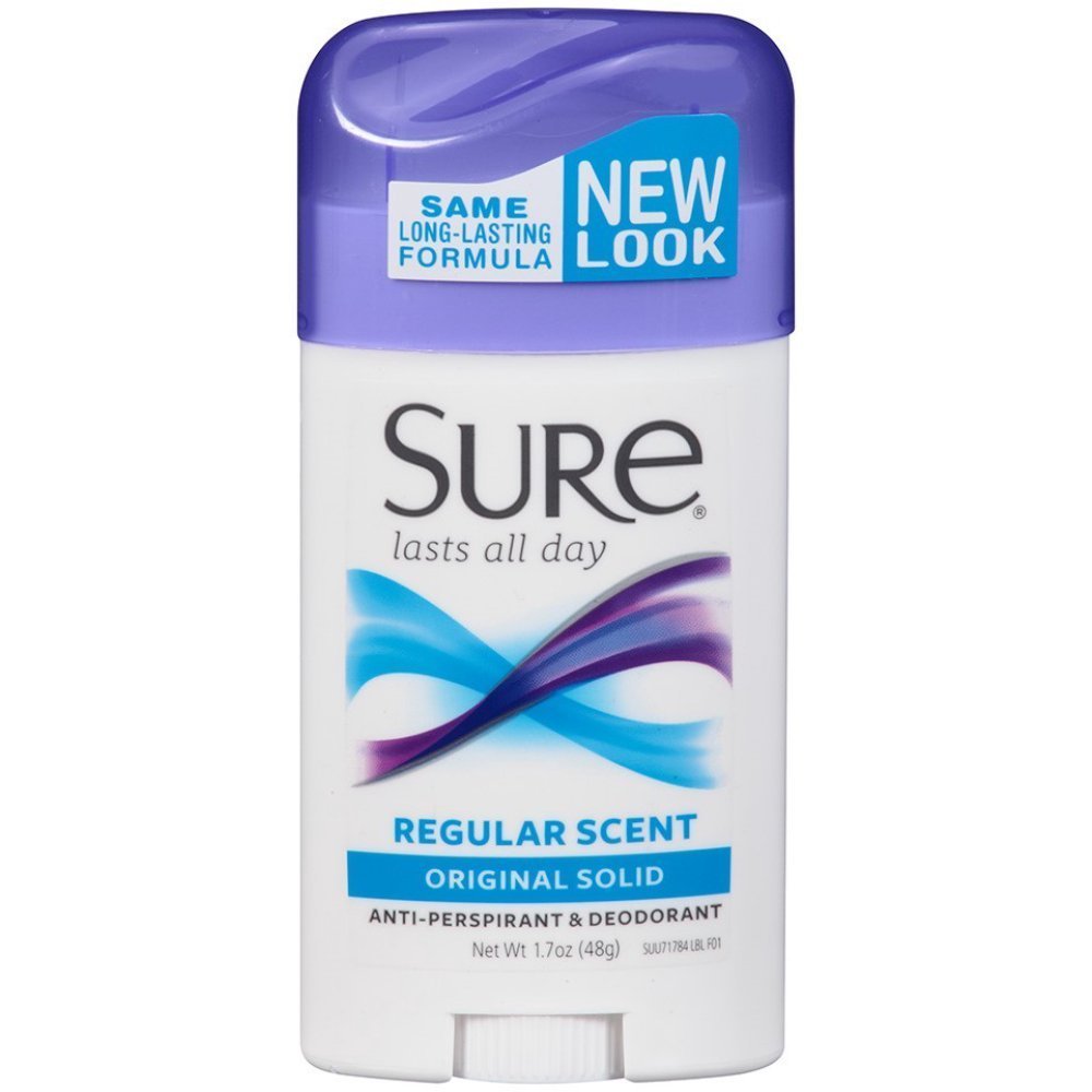 Sure Wide Anti-Perspirant Original Solid Deodorant, 1.70 oz, Pack of 12