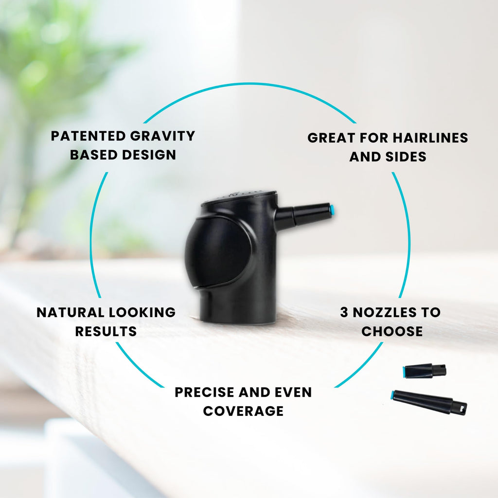 SURETHIK Hair Fiber Applicator Toolkit – Twist-On Pump, Hairline Tool & 3 Nozzles (Exclusive For SURETHIK Bottles)