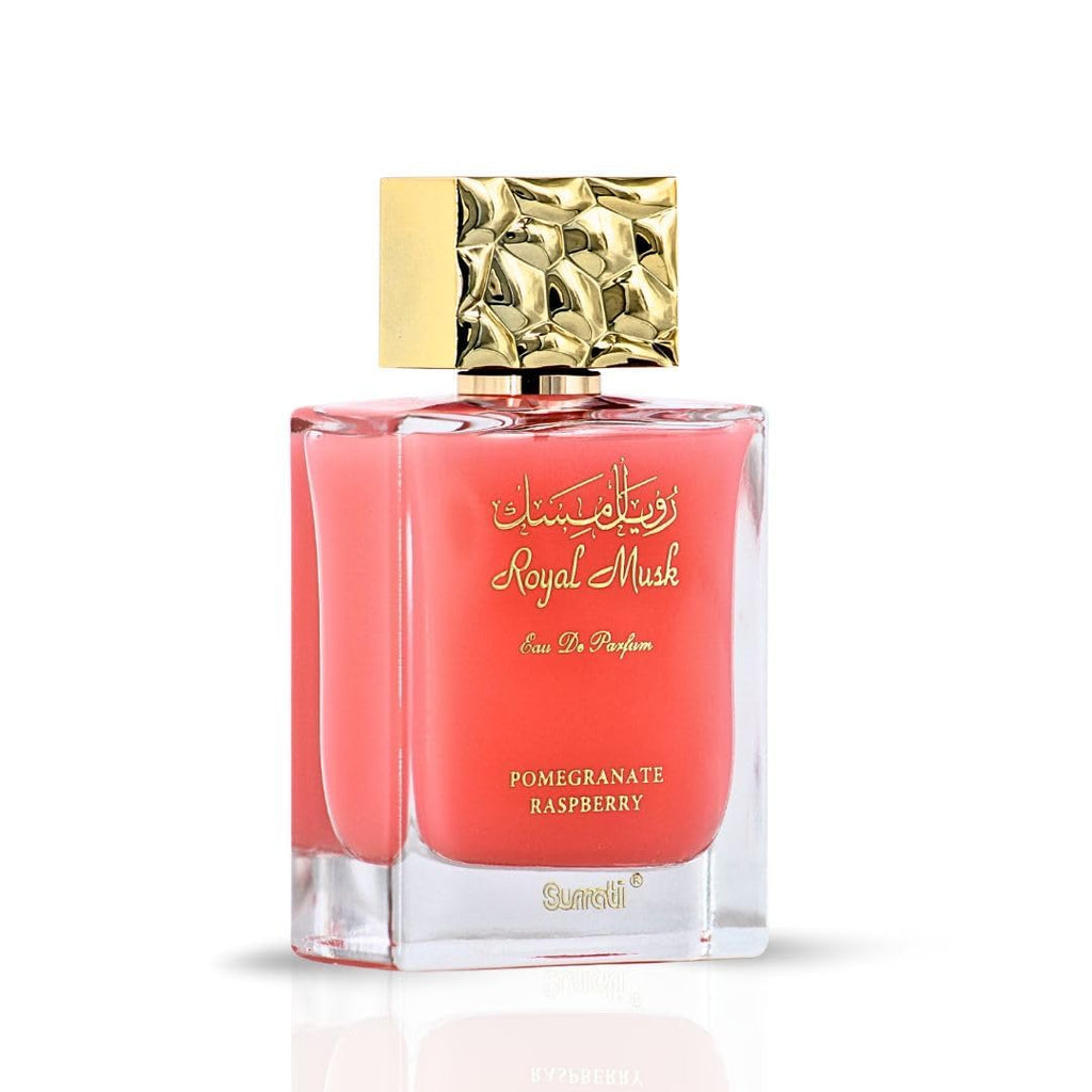 Surrati Royal Musk Pomegranate Raspberry EDP for Women – 100 ml | Long-Lasting Arabian Perfume