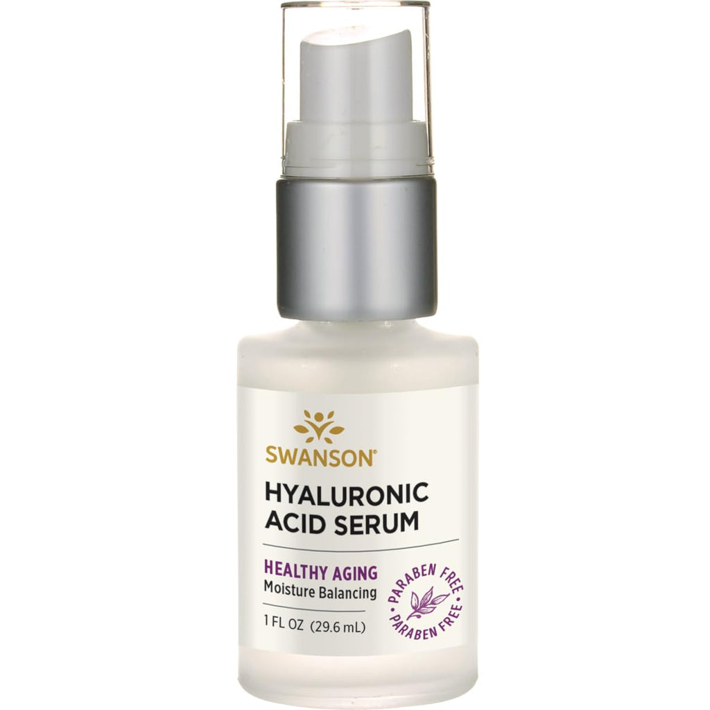 Swanson Hyaluronic Acid Serum - 1 fl oz | Hydration & Youthful Glow
