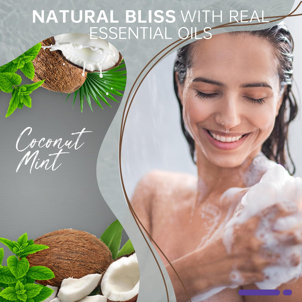 SWCANDY Shower Steamers Coconut Mint Aromatherapy – 8 Pcs Gift Set