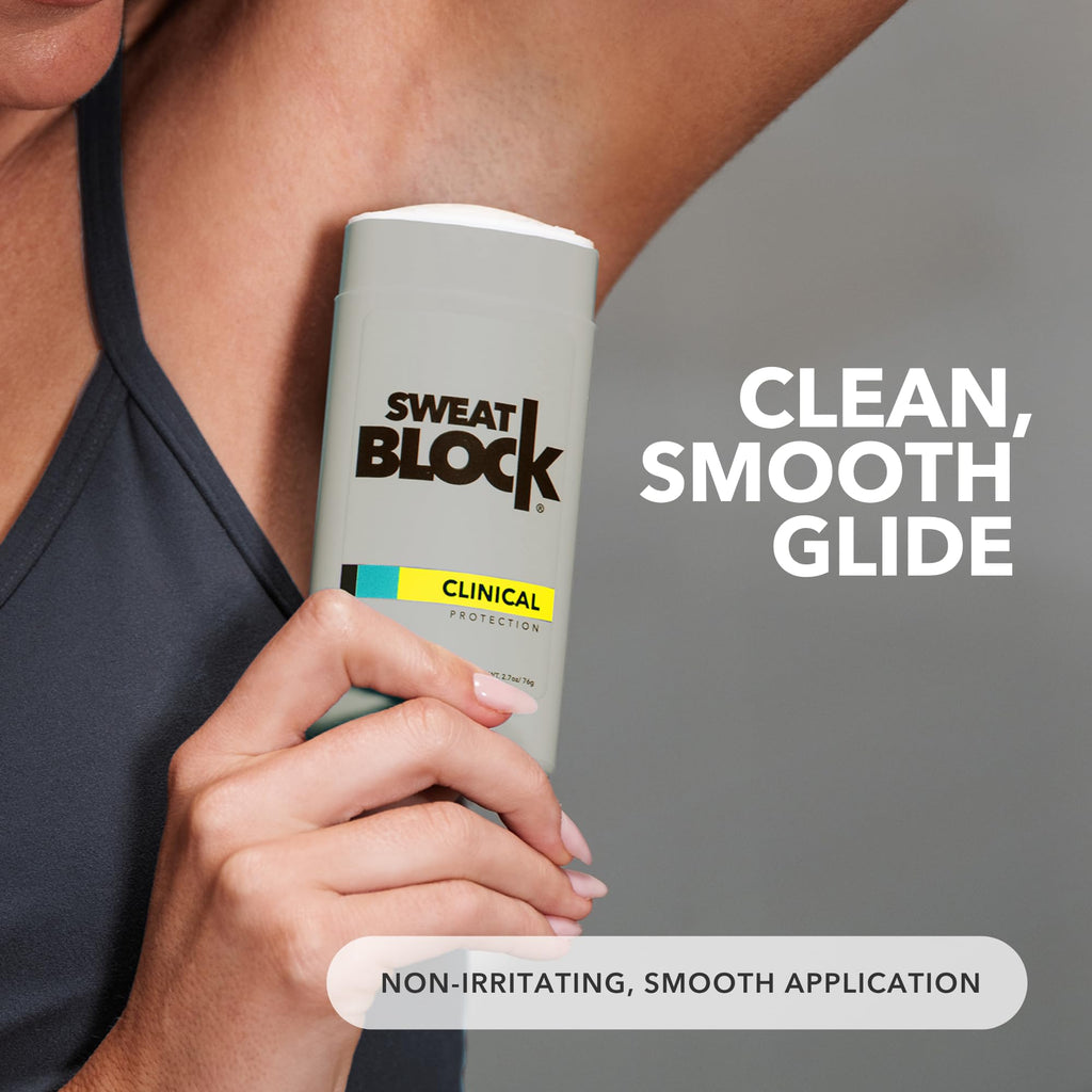 SweatBlock Clinical Strength Deodorant & Antiperspirant – Sandalwood & Amber, 48-Hour Protection