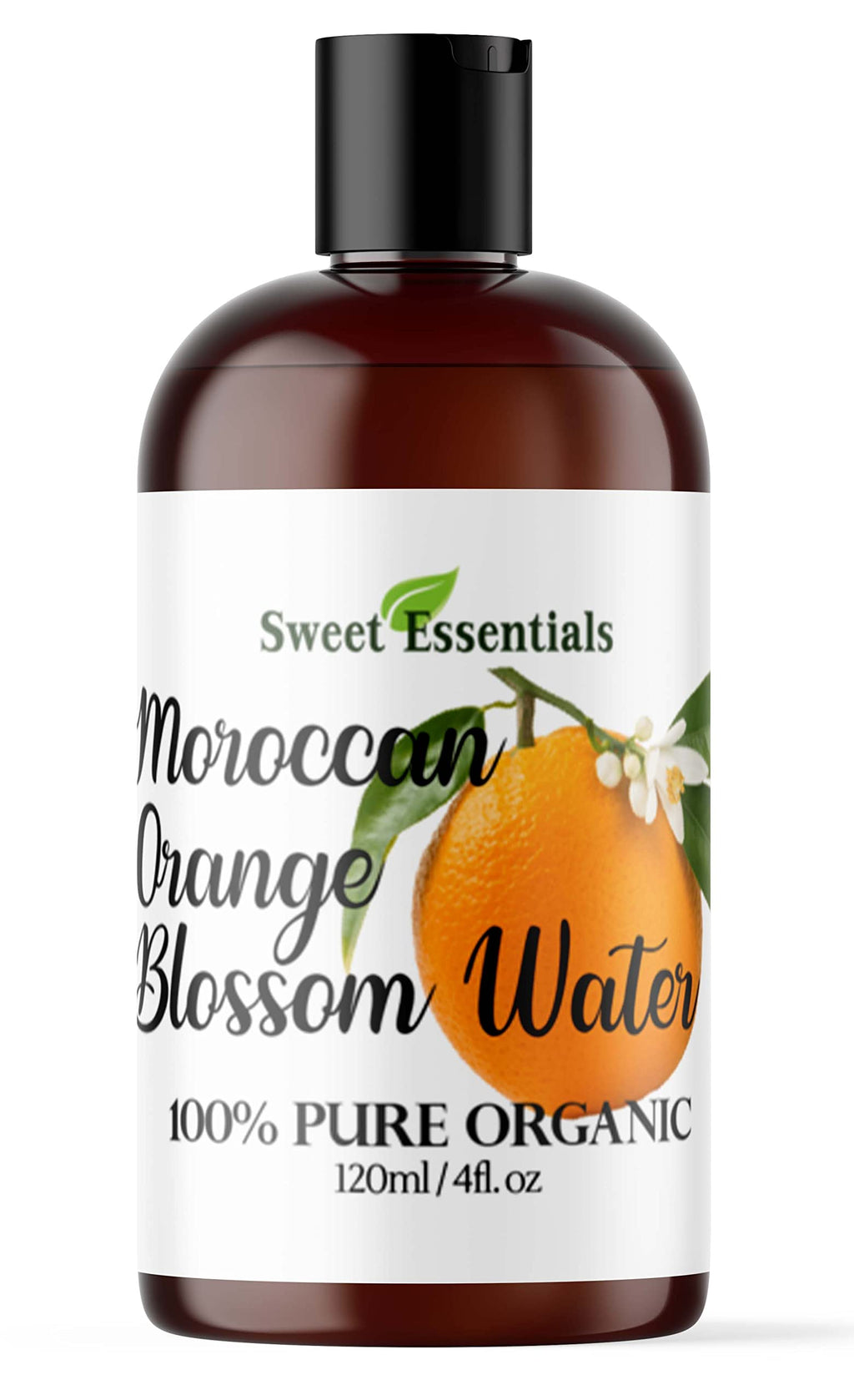 Sweet Essentials Premium Organic Moroccan Neroli Water – 4oz | Face & Neck Hydration