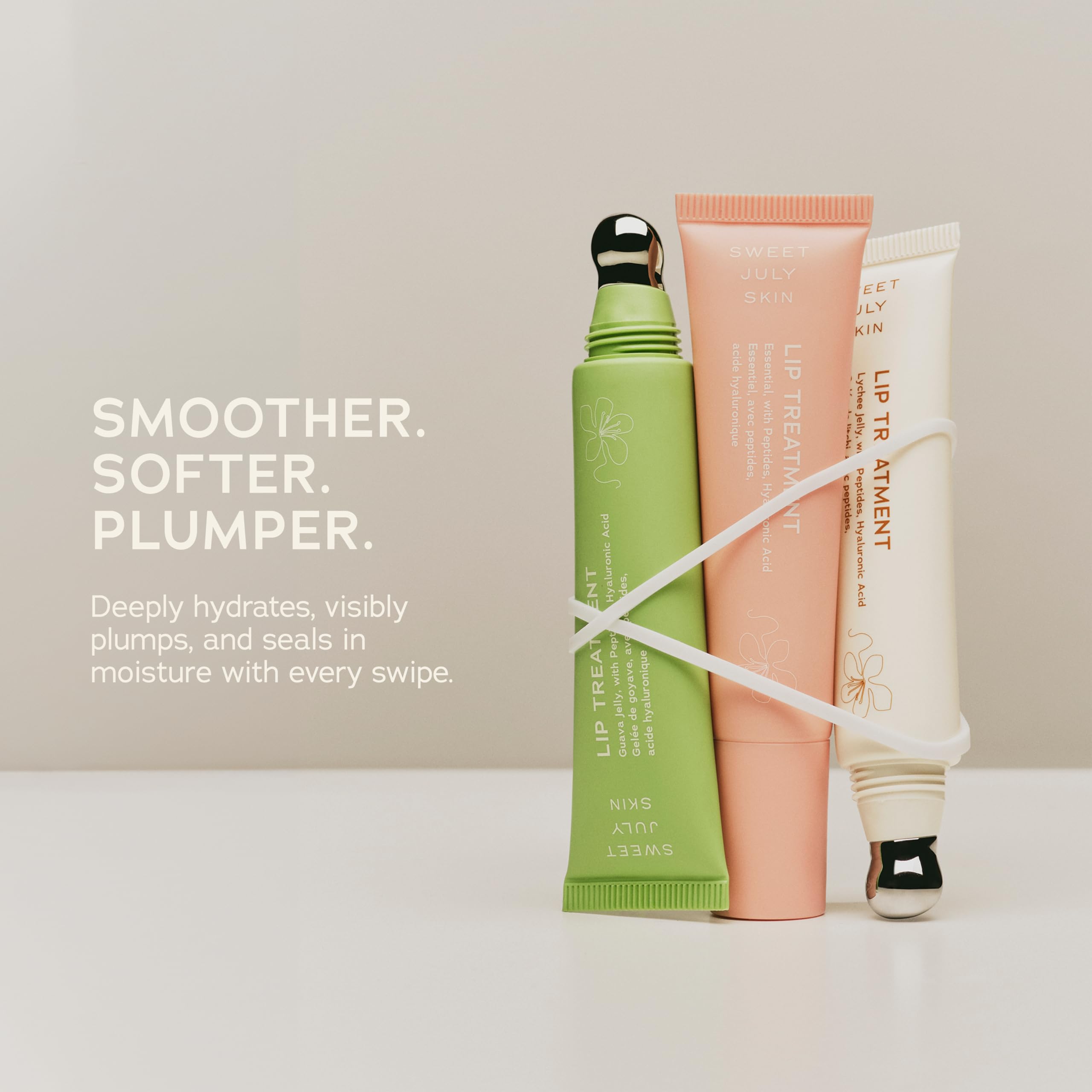 SWEET JULY SKIN Lip Treatment Lychee – Hydrating, Plumping Lip Balm