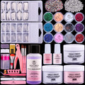 Sweet Trend Beginners Nail Kit Acrylic Set | All-in-One Starter for DIY Nail Art
