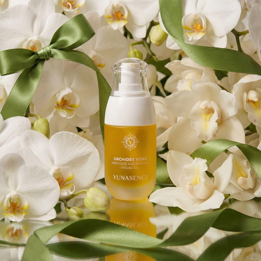Sweetsation Therapy YUNASENCE ORCHIDEE VITAE Organic Anti-Aging Face Oil Serum – Orchid Flower, Rose Absolute, Argan