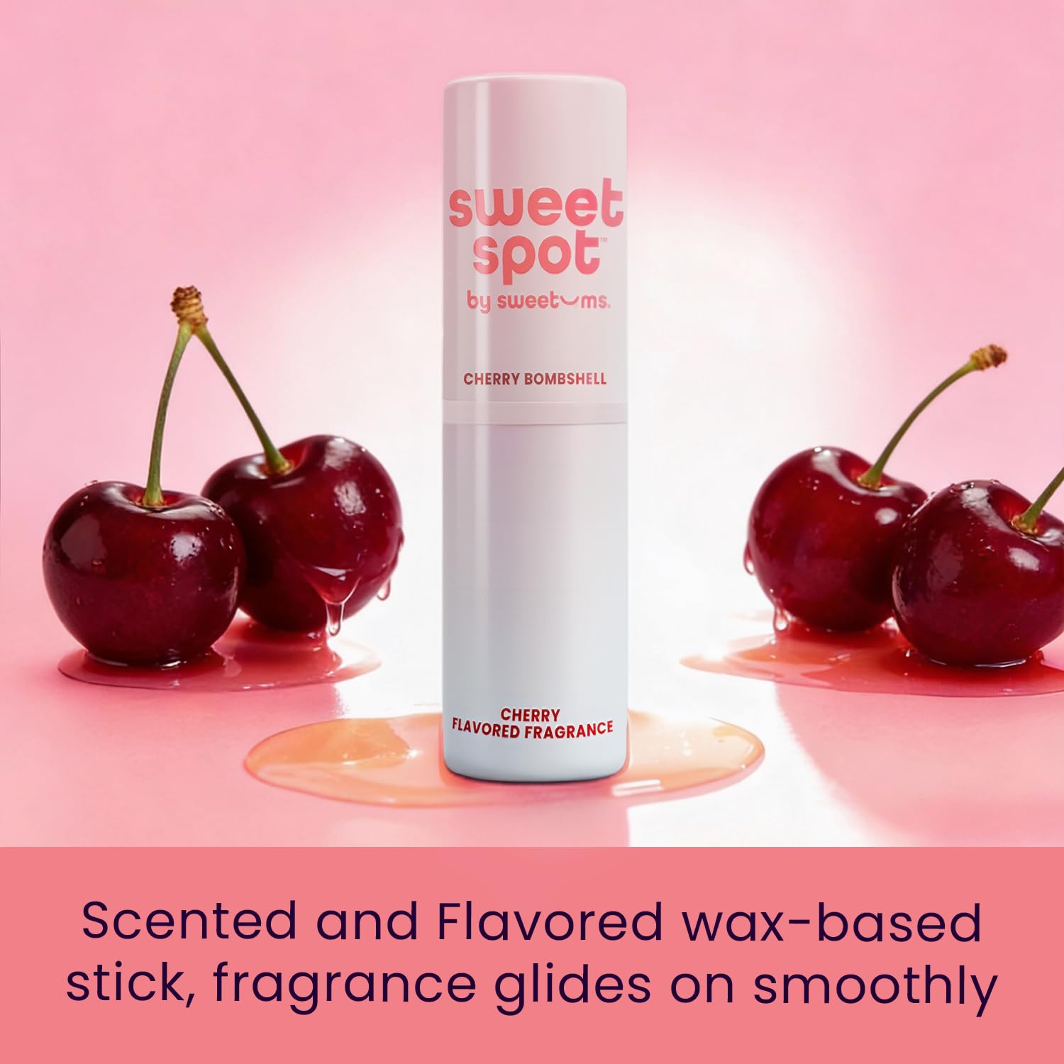 SweetSpot Cherry Solid Perfume Stick | Travel-Ready Fragrance by Sweetums