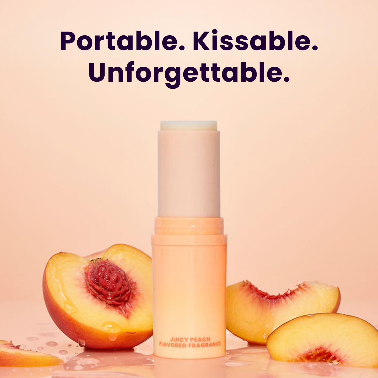 Sweetums SweetSpot Peach Solid Perfume Stick – Portable, Long-Lasting Fragrance