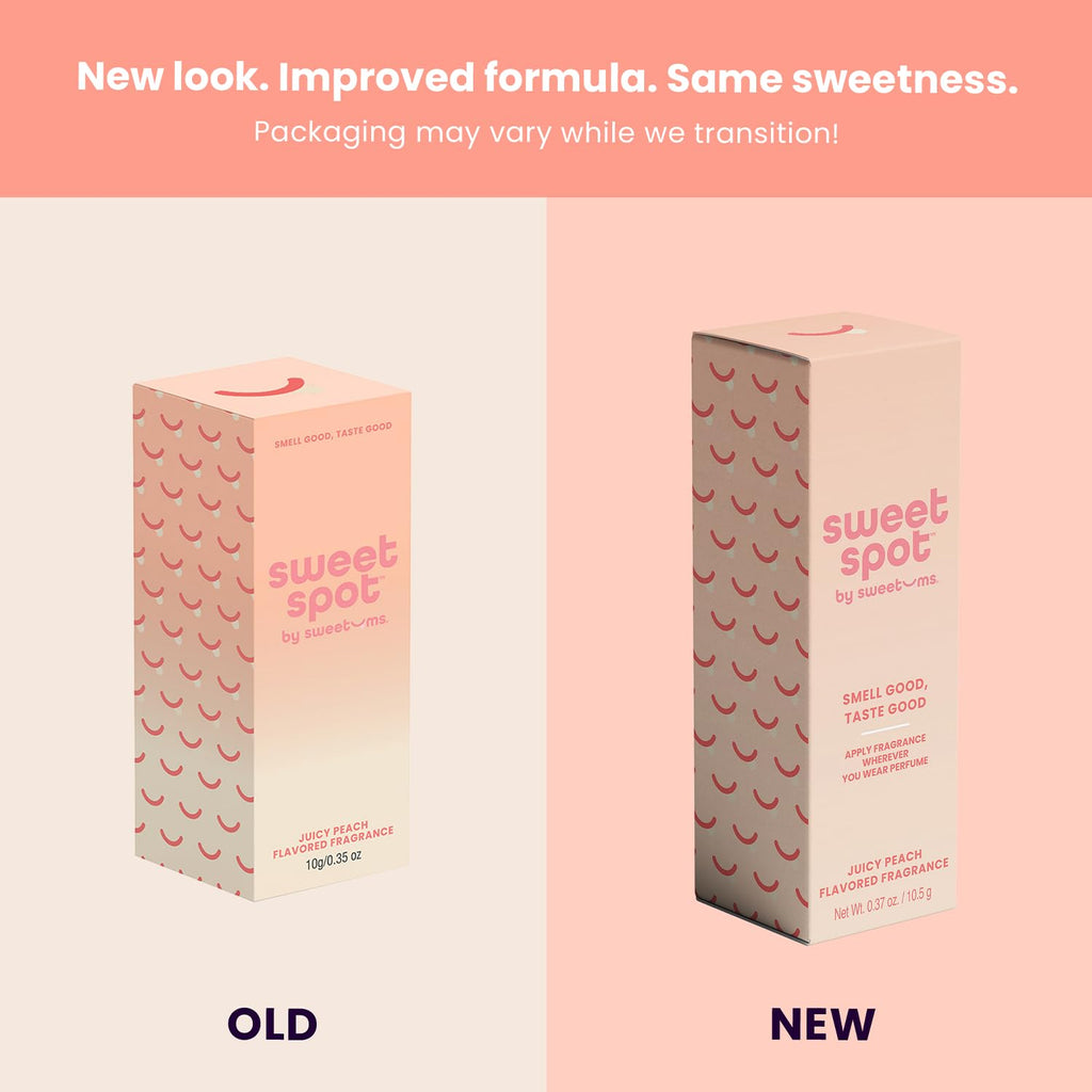 Sweetums SweetSpot Peach Solid Perfume Stick – Portable, Long-Lasting Fragrance