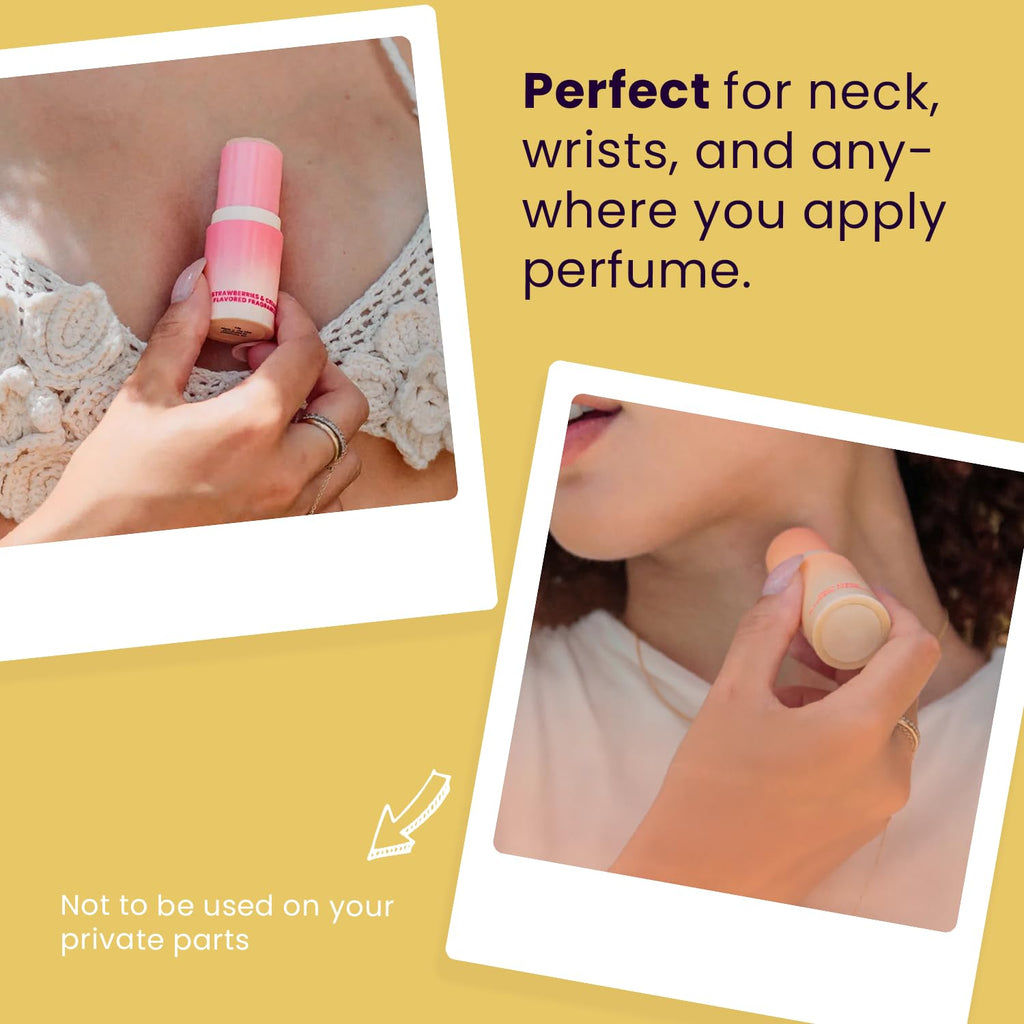 Sweetums SweetSpot Flavored Solid Perfume Stick – Pineapple Coconut, Travel-Ready, Long-Lasting