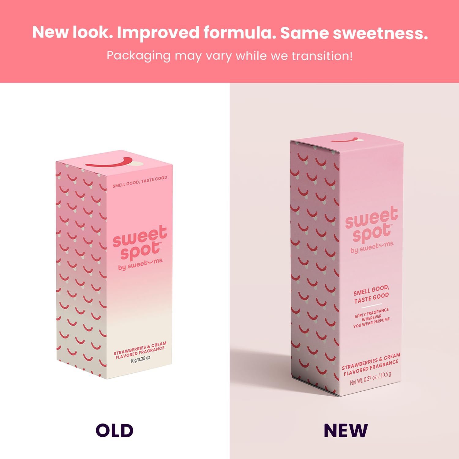 SweetSpot Flavored Solid Perfume Stick – Strawberries & Cream | Travel-Ready, Long-Lasting Fragrance by Sweetums