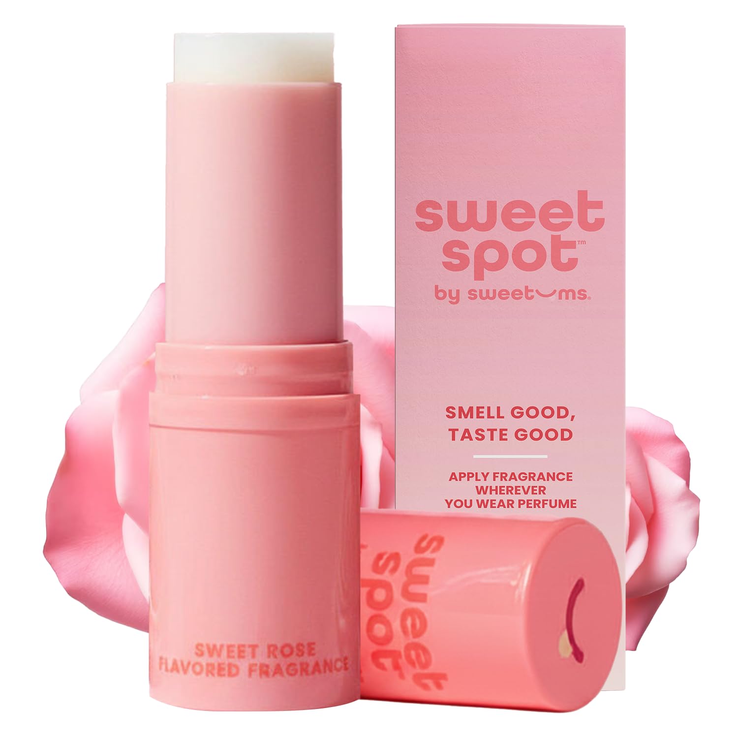 SweetSpot Flavored Solid Perfume Stick – Sweet Rose | Portable, Long-Lasting Fragrance