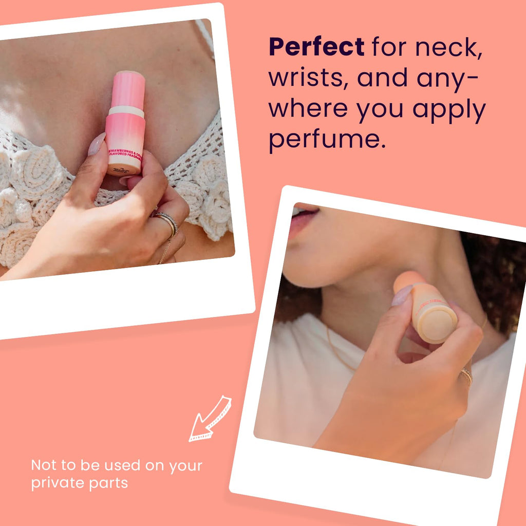 SweetSpot Flavored Solid Perfume Stick – Sweet Rose | Portable, Long-Lasting Fragrance