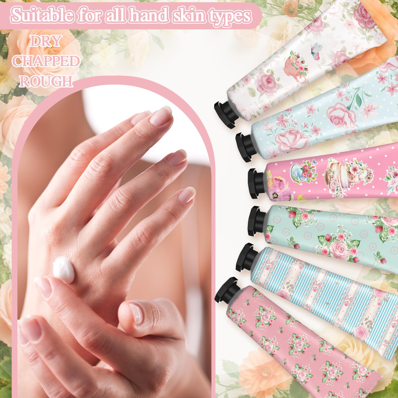 Swiffen Tea Party Hand Cream Gift Set – Wonderland Floral 24 x 30ml Tubes