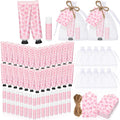 Swiffen Coquette 48-Set Pink Bow Baby Shower Favors – Hand Cream & Lip Balm