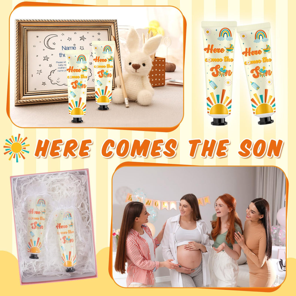 Swiffen Here Comes The Son Hand Cream Gift Set — 48-Piece Bulk Baby Shower Favors