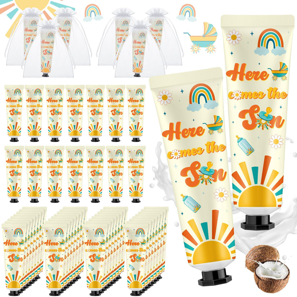 Swiffen Here Comes The Son Hand Cream Gift Set — 48-Piece Bulk Baby Shower Favors