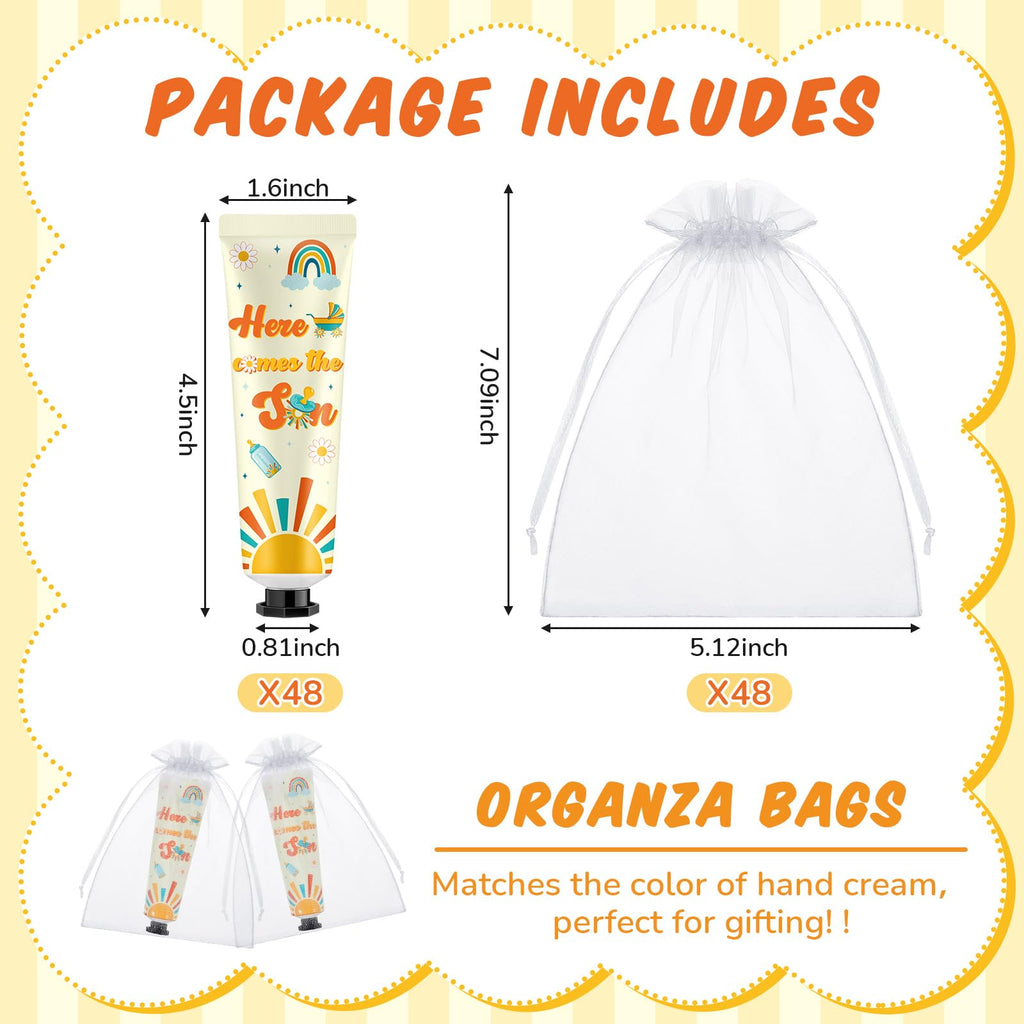 Swiffen Here Comes The Son Hand Cream Gift Set — 48-Piece Bulk Baby Shower Favors