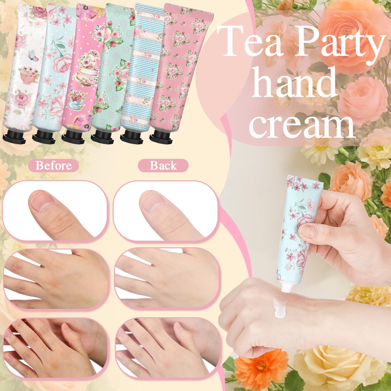 Swiffen Tea Party Hand Cream Gift Set – Wonderland Floral 24 x 30ml Tubes