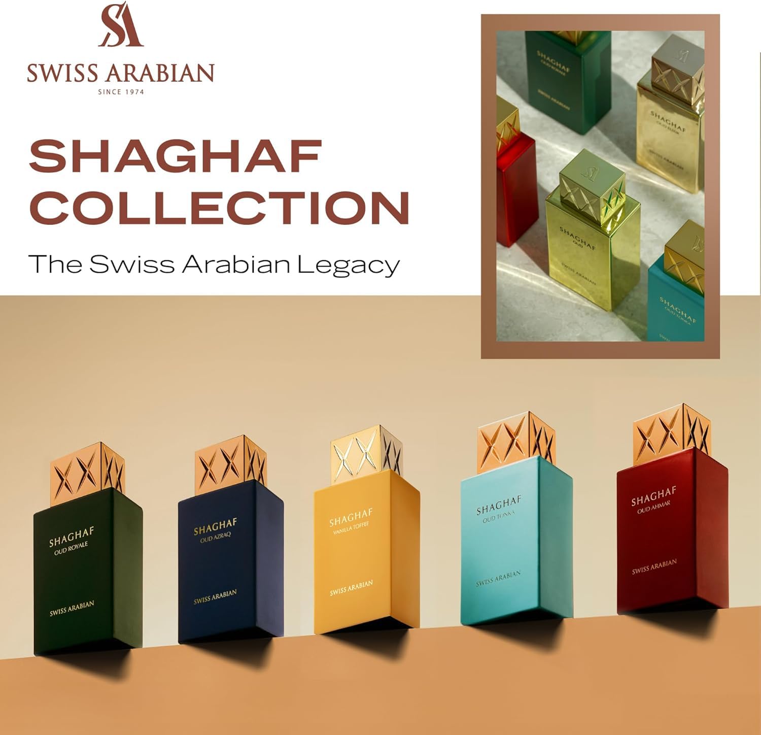 Swiss Arabian Shaghaf (Feminine) – Long-Lasting EDP Spray, Dubai Luxury Perfume 2.5 oz