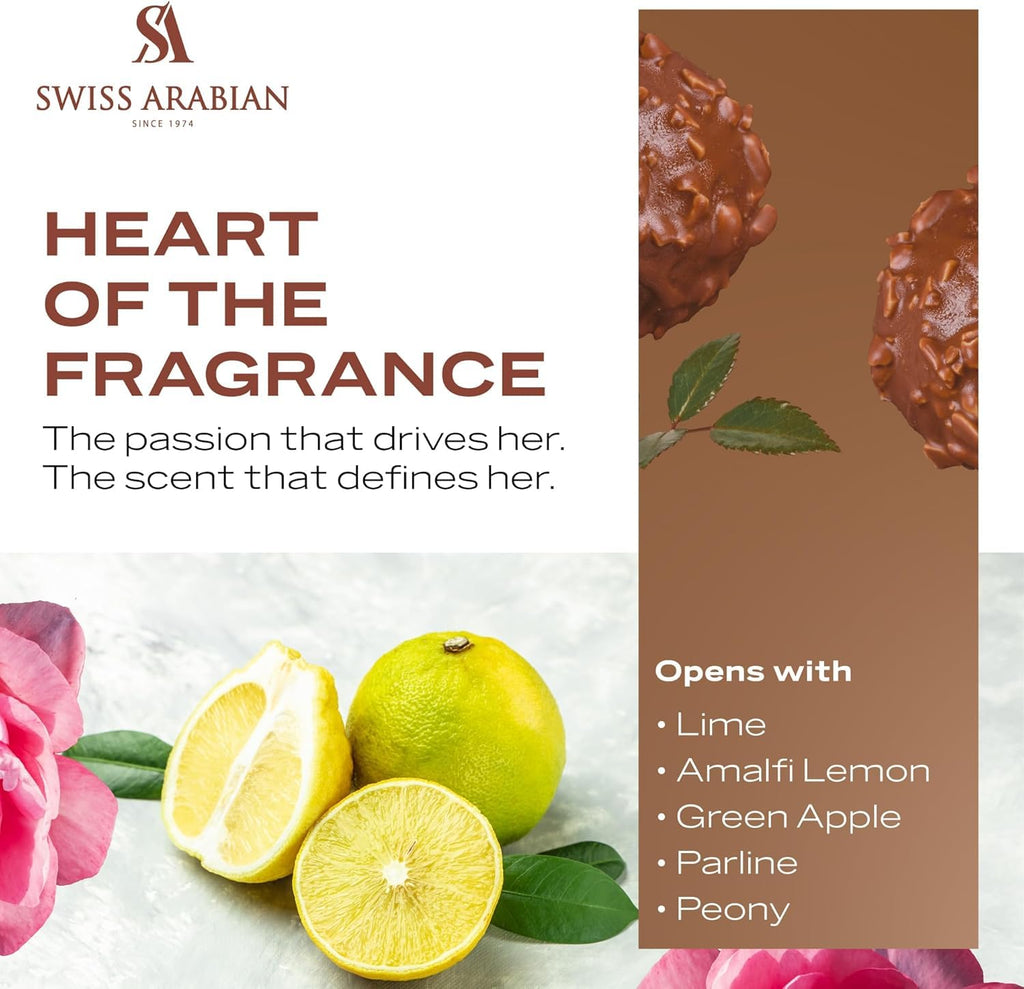 Swiss Arabian Shaghaf (Feminine) – Long-Lasting EDP Spray, Dubai Luxury Perfume 2.5 oz