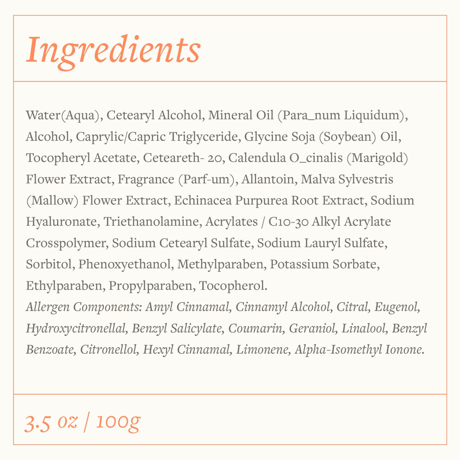 SwissJust Cream 100ml with Marigold Extract – Nourishing Skin Cream for Elasticity, Scars & Stretch Marks